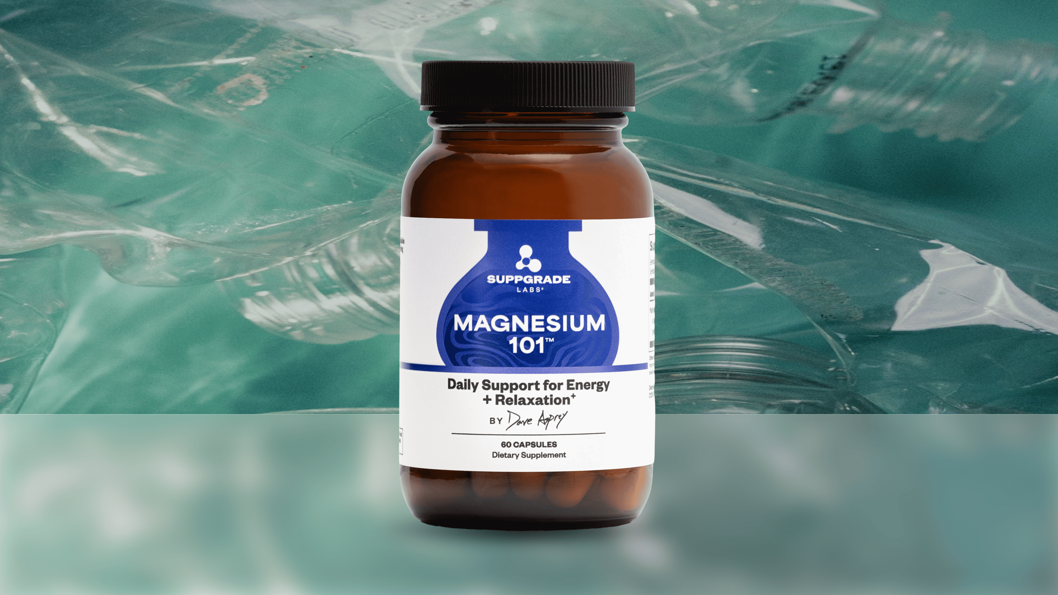 A bottle of Magnesium 101 for Plastic Free July