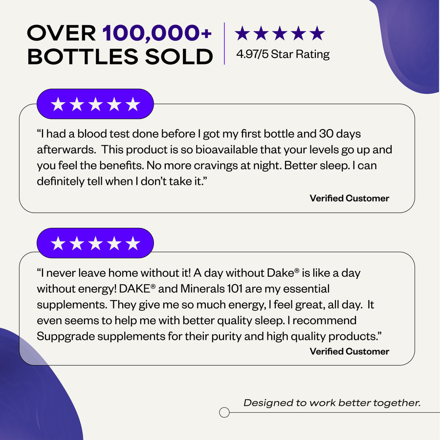 DAKE® + Minerals 101® Bundle